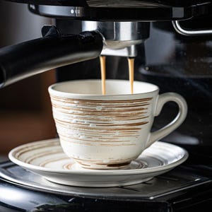 Puede incluir: Un juego de tres tazas de cerámica con un acabado mate moteado. Las tazas son de color crema, gris claro y gris oscuro. Cada taza tiene un diseño simple y minimalista, perfecto para café o té.