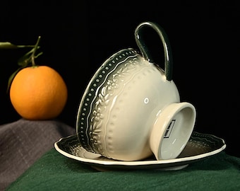 Vintage European Style Cup - Boujee Sprinkle Design for Tea & Beverage