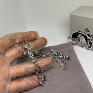 y*i様 Vivienne Westwood スケルトンブレスレット シルバー Vivienne Westwood Skeleton Bracelet - Etsy