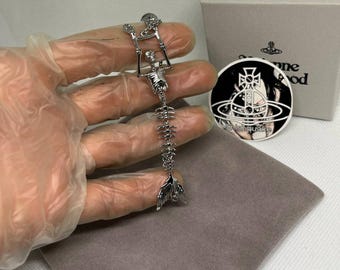 【希少】Vivienne Westwood チェーンネックレス　ヴィンテージ加工 𝗟𝗔𝗬𝗘𝗥 𝗩𝗜𝗡𝗧𝗔𝗚𝗘 | Vivienne Westwood Necklace