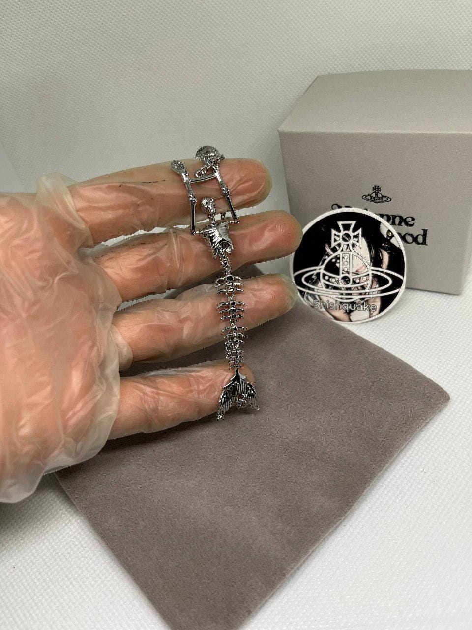 【Vivienne Westwood】Skeleton ブレスレット シルバー Vivienne Westwood ヴィヴィアンウエストウッド ブレスレット