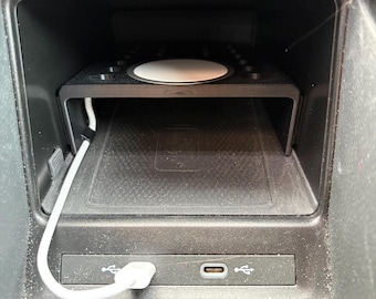 Bandeja de carga para teléfono Apple MagSafe para VW ID.4, ID.5. Compatible con iPhone 17 Pro.