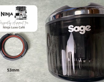 Sage Puck Sucker Adapter für Ninja Luxe Cafe 53 mm Siebträger mit Doppelkorb