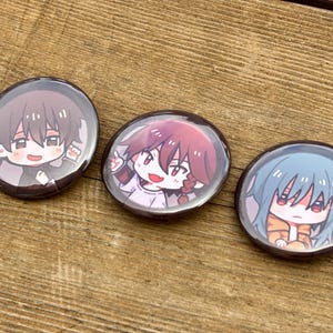 zeno game character pin badges