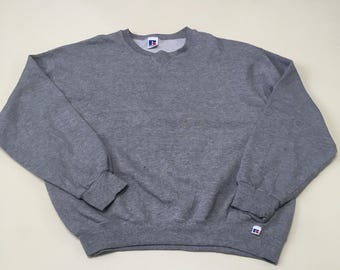 Vintage 1990s 90s Russell Athletic Made in USA Basic Streetwear