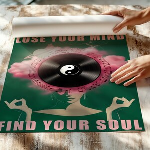 Find Your Soul Print with retro vibe and energy.