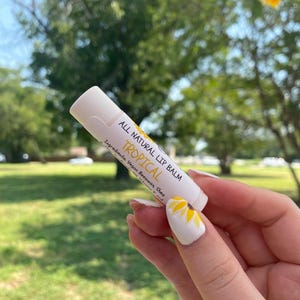 Homemade, All Natural Lip Balm-- Tropical