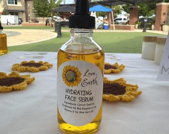 Face Hydrating Serum | All Natural Moisturizing Skincare | Vegan Face & Body Oil for Dry Skin