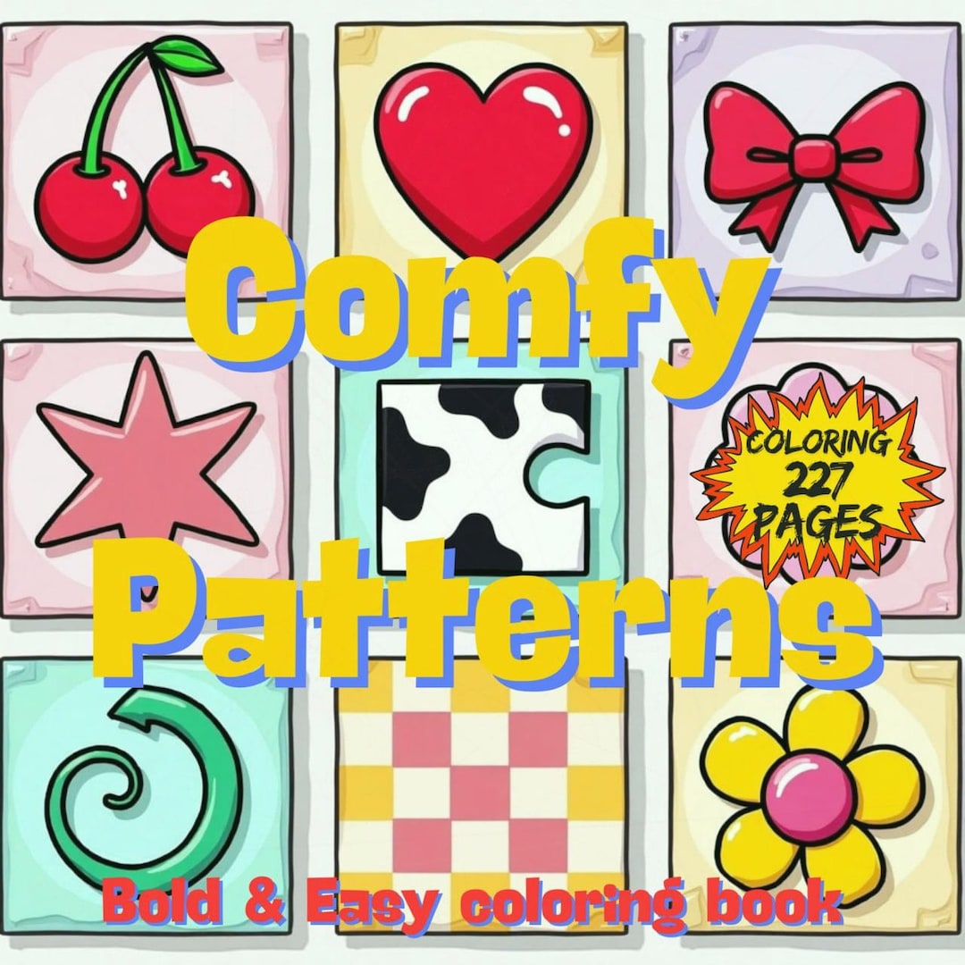 Coco Wyo Comfy Patterns Coloring Book PDF – 227 Printable Pages for ...