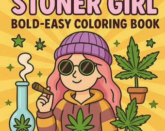 Libro para colorear CoCo Wyo Stoner Girl PDF – 314 páginas imprimibles para niños y adultos, descarga digital instantánea, libro para colorear fácil y llamativo