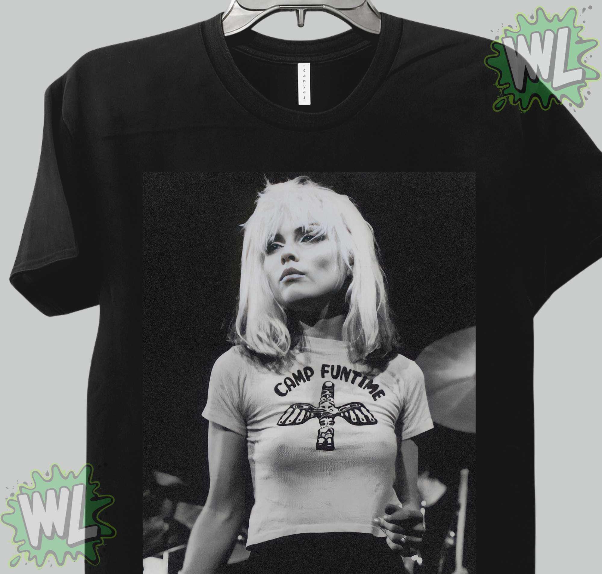 Blondie T-Shirt | Vintage 70s Retro Concert Tee | Debbie Harry Graphic Shirt | Minimalist Rock Merch Gift for Music Lovers