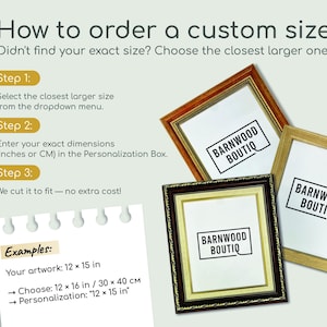 Custom Vintage Photo Frames - Ornate Picture Frame, Wall Gallery Decor, Vintage Style, Picture Frames for Wall Set, Antique Green & Gold image 6