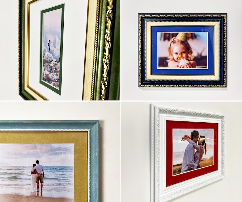 Custom Picture Frame Mat Board - Assorted Color Options | Custom Cut Opening | Single or Double Matting | Photo Matboard

photo collage mat board, picture frame collage mat, mat board for photo collage, photo display mat, double mat for picture collage, frame insert for wall gallery, collage photo frame matting, color photo mats, mat board for custom frames, photo frame backing mat, matting for gallery wall, picture mat board custom, wall art photo collage mat, mat board for framing collage