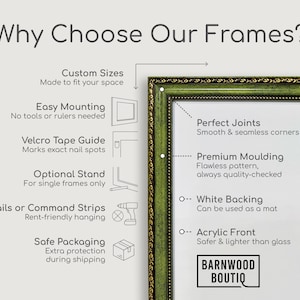 Custom Vintage Photo Frames - Ornate Picture Frame, Wall Gallery Decor, Vintage Style, Picture Frames for Wall Set, Antique Green & Gold

vintage ornate frame, antique picture frame, baroque style frame, gold wall frame, victorian wall decor, custom vintage frame set, shabby chic photo frame, ornate gold frame, black frame, decorative art frame, mirror frame, custom wall decor, gallery frame set, vintage mirror frame, elegant frames, victorian gold frame, wall art frame set, luxurious decor.