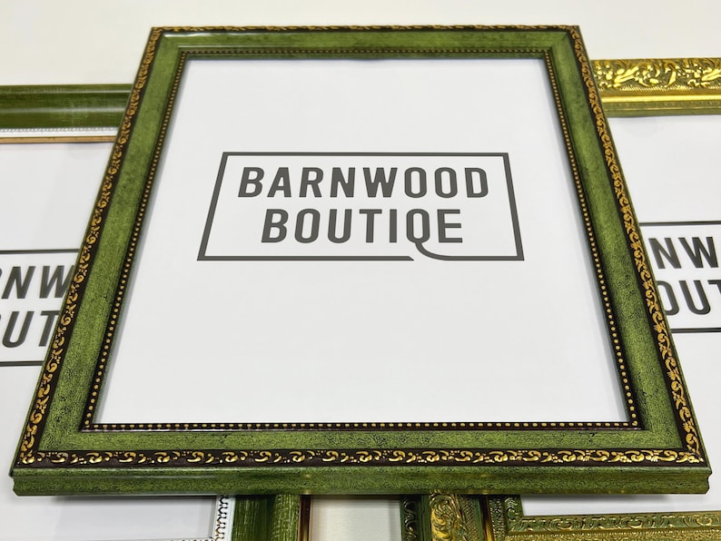 Custom Vintage Photo Frames - Ornate Picture Frame, Wall Gallery Decor, Vintage Style, Picture Frames for Wall Set, Antique Green & Gold

vintage ornate frame, antique picture frame, baroque style frame, gold wall frame, victorian wall decor, custom vintage frame set, shabby chic photo frame, ornate gold frame, black frame, decorative art frame, mirror frame, custom wall decor, gallery frame set, vintage mirror frame, elegant frames, victorian gold frame, wall art frame set, luxurious decor.