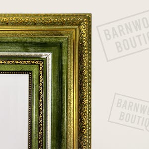 Custom Vintage Photo Frames - Ornate Picture Frame, Wall Gallery Decor, Vintage Style, Picture Frames for Wall Set, Antique Green & Gold

vintage ornate frame, antique picture frame, baroque style frame, gold wall frame, victorian wall decor, custom vintage frame set, shabby chic photo frame, ornate gold frame, black frame, decorative art frame, mirror frame, custom wall decor, gallery frame set, vintage mirror frame, elegant frames, victorian gold frame, wall art frame set, luxurious decor.