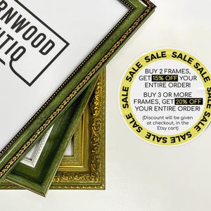 Custom Vintage Photo Frames - Ornate Picture Frame, Wall Gallery Decor, Vintage Style, Picture Frames for Wall Set, Antique Green & Gold

vintage ornate frame, antique picture frame, baroque style frame, gold wall frame, victorian wall decor, custom vintage frame set, shabby chic photo frame, ornate gold frame, black frame, decorative art frame, mirror frame, custom wall decor, gallery frame set, vintage mirror frame, elegant frames, victorian gold frame, wall art frame set, luxurious decor.