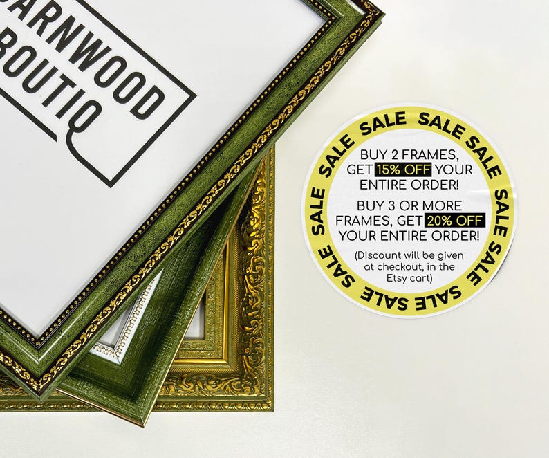 Custom Vintage Photo Frames - Ornate Picture Frame, Wall Gallery Decor, Vintage Style, Picture Frames for Wall Set, Antique Green & Gold

vintage ornate frame, antique picture frame, baroque style frame, gold wall frame, victorian wall decor, custom vintage frame set, shabby chic photo frame, ornate gold frame, black frame, decorative art frame, mirror frame, custom wall decor, gallery frame set, vintage mirror frame, elegant frames, victorian gold frame, wall art frame set, luxurious decor.
