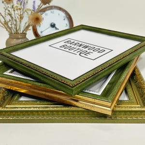 Custom Vintage Photo Frames - Ornate Picture Frame, Wall Gallery Decor, Vintage Style, Picture Frames for Wall Set, Antique Green & Gold

vintage ornate frame, antique picture frame, baroque style frame, gold wall frame, victorian wall decor, custom vintage frame set, shabby chic photo frame, ornate gold frame, black frame, decorative art frame, mirror frame, custom wall decor, gallery frame set, vintage mirror frame, elegant frames, victorian gold frame, wall art frame set, luxurious decor.