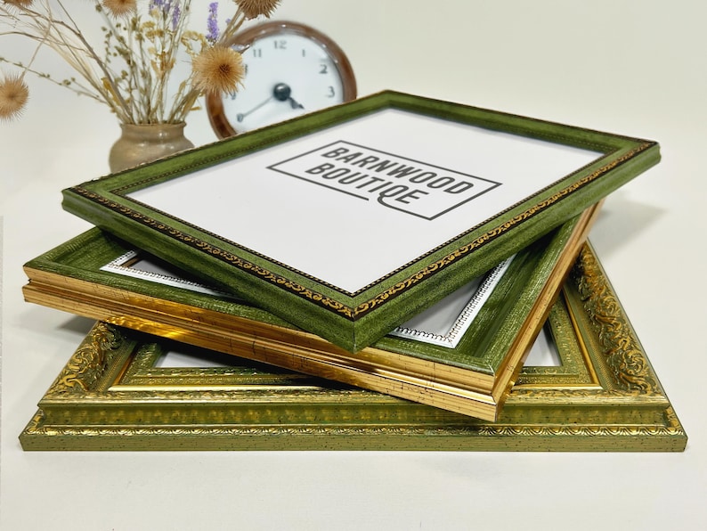 Custom Vintage Photo Frames - Ornate Picture Frame, Wall Gallery Decor, Vintage Style, Picture Frames for Wall Set, Antique Green & Gold

vintage ornate frame, antique picture frame, baroque style frame, gold wall frame, victorian wall decor, custom vintage frame set, shabby chic photo frame, ornate gold frame, black frame, decorative art frame, mirror frame, custom wall decor, gallery frame set, vintage mirror frame, elegant frames, victorian gold frame, wall art frame set, luxurious decor.