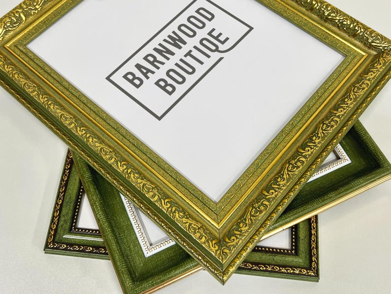 Custom Vintage Photo Frames - Ornate Picture Frame, Wall Gallery Decor, Vintage Style, Picture Frames for Wall Set, Antique Green & Gold

vintage ornate frame, antique picture frame, baroque style frame, gold wall frame, victorian wall decor, custom vintage frame set, shabby chic photo frame, ornate gold frame, black frame, decorative art frame, mirror frame, custom wall decor, gallery frame set, vintage mirror frame, elegant frames, victorian gold frame, wall art frame set, luxurious decor.