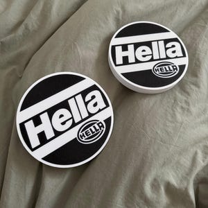 VW Volkswagen Hella Motorsport Headlight cover GOLF MK3 MK2 MK1 Polo Jetta GTI 8 16V VR6 Covers Caps GTD16V G60 2x Tapas faros