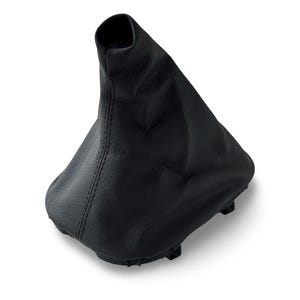 Cuffia cambio BMW + set telaio rinforzato – compatibile con E30, E28, E24, E23, E21 / cambio manuale a 5 e 6 marce, stile MTech, in similpelle + staffa di montaggio robusta.