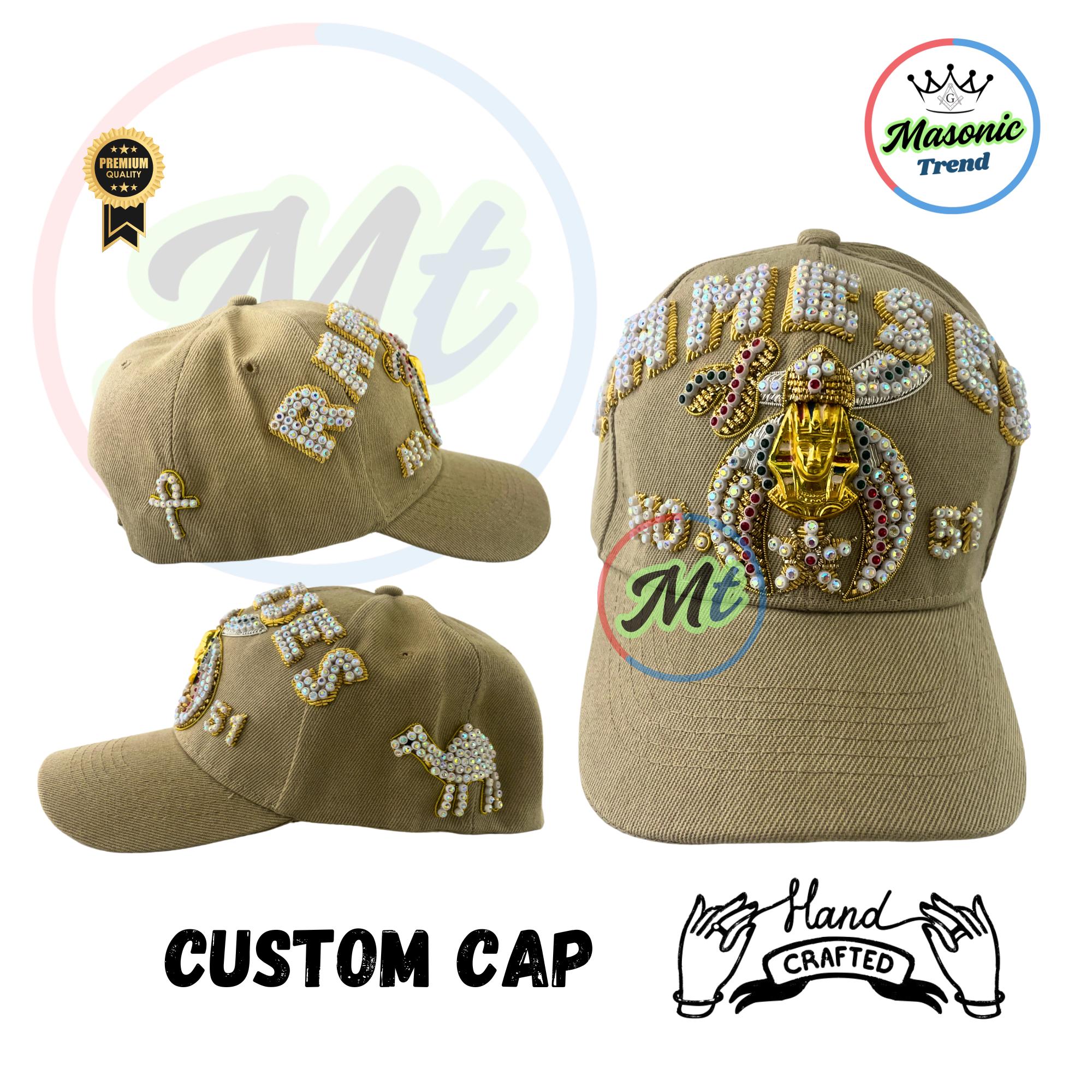 Shriner Hat Black Shriners Baseball Cap With Logo Emblem Ancient Arabi – Buy Caps And Hats