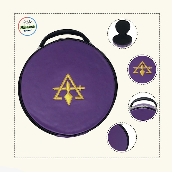 Cryptic Royal Select Masonic Hat/cap Case – Masonic Handmade