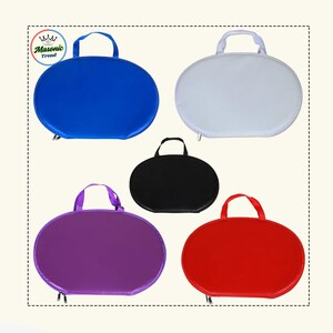 Masonic Regalia Collar Soft Case - Purple Padded Storage Bag