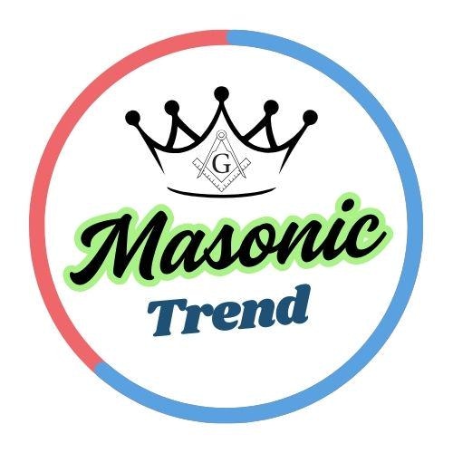 UK empire group limited Custodia per grembiule massonica in pelle Past Master (ricamata a mano), argento: M, dimensioni provinciali | Borse per il trasporto massoniche