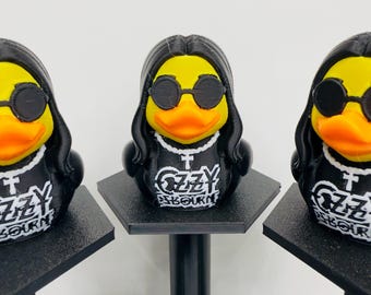 Ozzy Osbourne Duck Figurine: 3D Printed Rocker Collectible