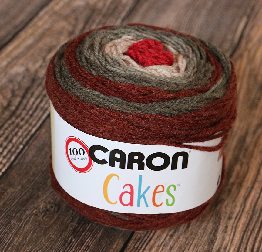 Caron Cakes Yarn Red Velvet Wool Blend Yarn Selfstriping yarn Michael's exclusive yarn