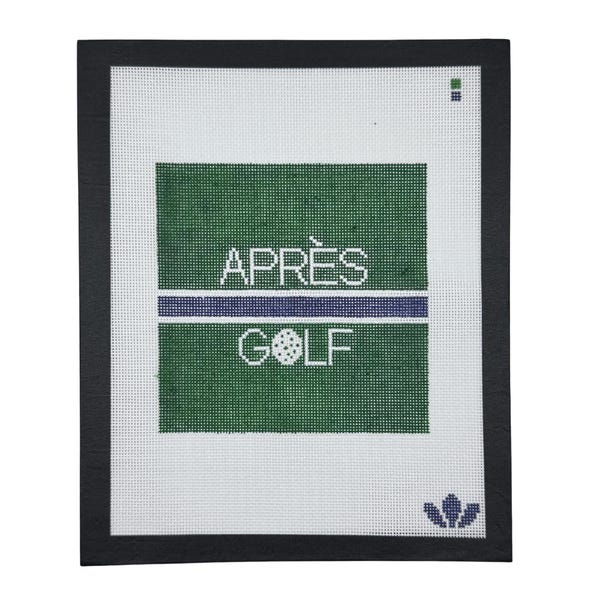 Pre-Order Après Golf Nadelspitze Canvas: Handgemaltes Grandmillennial Design