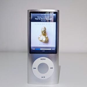 iPod Nano 5th Gen 8GB Gray/White custom, New battery, Very good condition