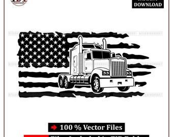 US Truck svg, Semi Truck SVG, Truck Silhouette svg Truck PNG, Trailer svg, Truck Logo, Semi Truck Svg, Truck Clipart Svg, Truck Clipart Svg