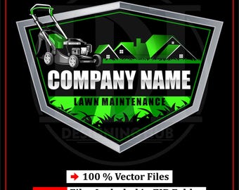 Lawn Maintenance Logo, Lawn Care Logo, Grass Cutting svg, Landscape Logo svg, Lawn Care svg, Lawn Maintenance svg, mowing service logo