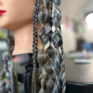 Extensiones de trenzas Calico Brunette Rave reutilizables