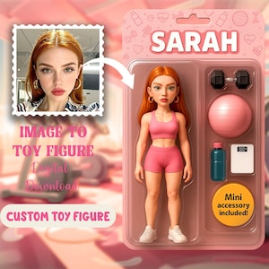 Custom Action Figure from your Photo, Personalized Action Figure Design, Action Figure Photo, Personalized Toy Box, Personalized Digital Art
