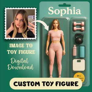 Custom Toy Figure Digital Download, Personalized Action Figure Design, Personalized Digital Figure Art, Custom Digital Figure,Custom Toy Box