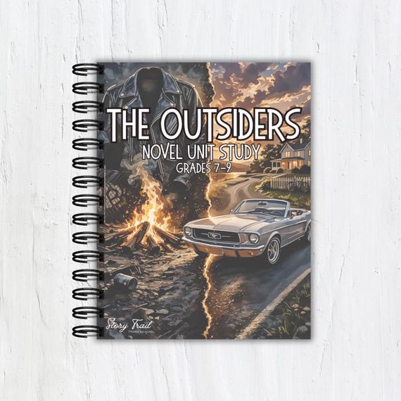 The Outsiders Language Arts Novel Study| High School Language Arts Curriculum | Middle School Language Arts Unit Study | Homeschool Lit Unit