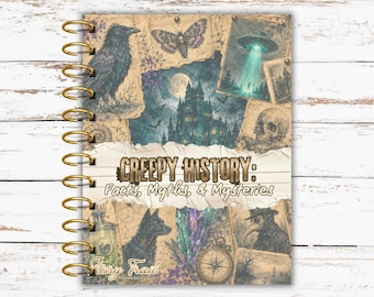 Creepy History Unit Study- Grades 4-12- Homeschool Unit Study- Spooky Season Unit- Unsolved Mysteries Unit (Digital Download)