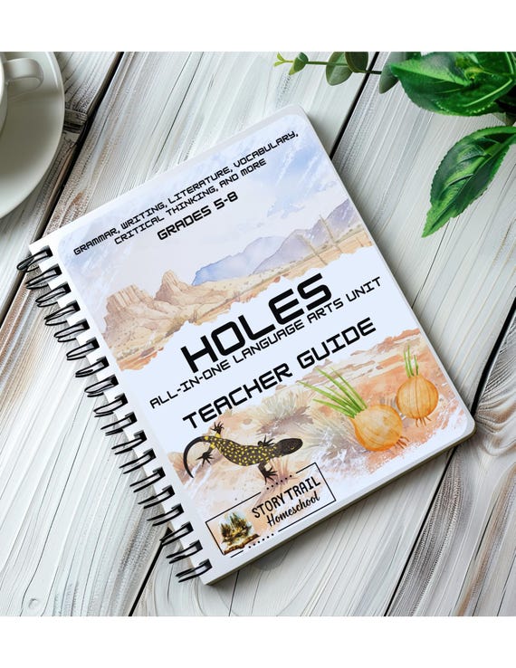 Holes Novel Study: Middle School Language Arts Curriculum (Digital Download)| Homeschool Curriculum