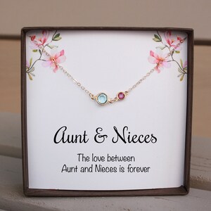 Etsy aunt and niece necklace deals