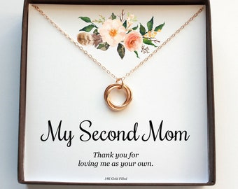 Mother In Law Gift For Christmas Gift From Bride, Gift From Groom, Mother In Law Birthday Gift, Step Mom Christmas Gift Necklace Jewelry
