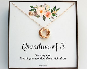 Grandmother Gift Nana Necklace, Grandchildren Necklace For Grandma, Gift For Grandma, Gift For Women, Grandma Birthday Gift, Meaningful Gift