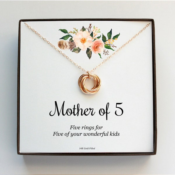 Mom Gift, Mother Necklace, Mom And Kids 2 3 4 5 Children, Mom Gift Christmas Gift From Daughter From Son, Mom Birthday Gift For Women Jewel