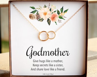 Godmother Gift, Godparent Gift, Mom Gift, Gift For Godmother, God Mother Gift, Mother's Day Gift For Women, My God Mother Necklace Jewelry