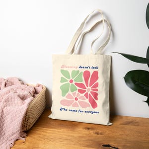Motiverende draagtas, draagtas voor empowerment en inclusie, draagtas voor elke dag, cadeau geestelijke gezondheid