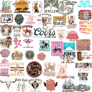 Western Bundle png, Western Sublimation Designs, Retro Western png, Cowboy Cowgirl png, Country Tshirt Design, Howdy png, Rodeo png 700+